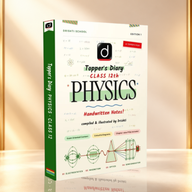 DRISHTI School Topper’s Diary Class 12th, Physics Handwritten Notes, Edition 1, Exam-Oriented Content, Colourful Diagrams & Chapter-Wise PYQs