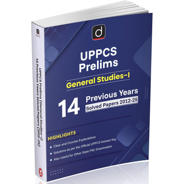 DRISHTI IAS UPPCS Prelims General Studies-I, 14 Previous Years Solved Papers 2012-2025, English Medium, Updated Answer Key & Detailed Explanations, Useful for UPPCS & State PSC Exams – English Medium