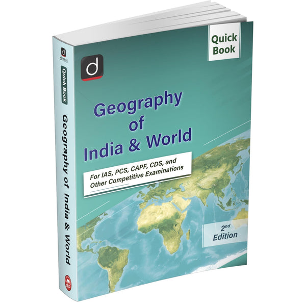 DRISTI IAS Quick Book Geography of India & World, 2nd Edition, For IAS, PCS, CAPF, CDS & Other Competitive Exams – English Medium