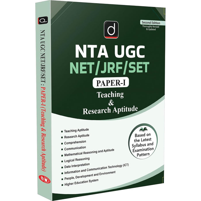 DRISHTI NTA UGC NET/JRF/SET Paper-I, Teaching aur Research Aptitude, 2nd Edition, English Medium, Based on the Latest Syllabus and Examination Pattern