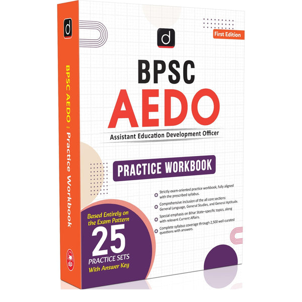 DRISHTI IAS BPSC AEDO Practice Workbook, Assistant Education Development Officer, 25 Practice Sets with Answer Key, Exam Preparation Book, Based on Latest Exam Pattern – English Medium
