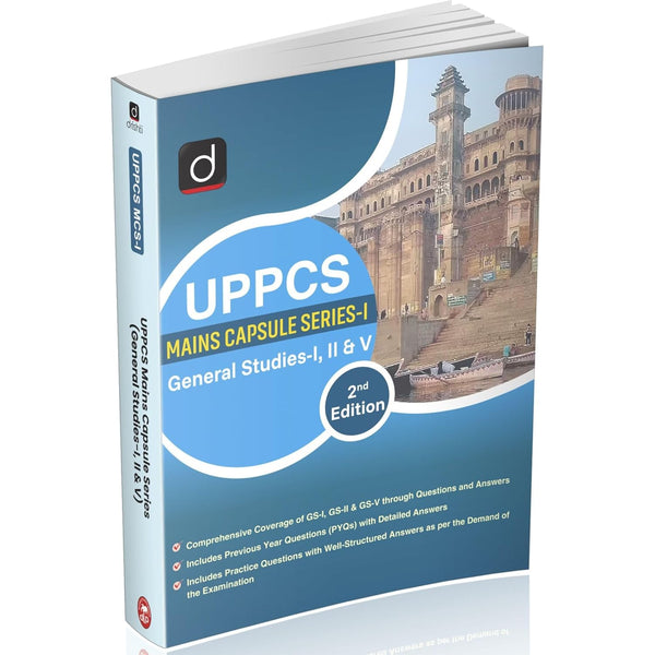 DRISHTI IAS UPPCS Mains Capsule Series-I, General Studies GS-I, GS-II & GS-V, English Medium, 2nd Edition, Comprehensive Coverage with PYQs & Practice Uttar Pradesh PCS Main Examination Guide – English Medium