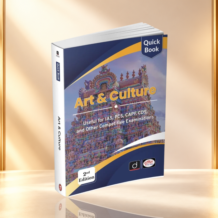 DRISHTI IAS Quick Book Art & Culture 2nd Edition, for UPSC English