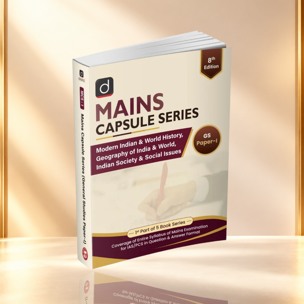 DRISHTI IAS Mains Capsule Series GS Paper-I, 8th Edition, English Medium