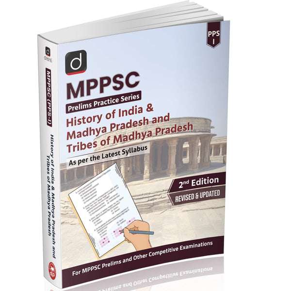 Drishti IAS MPPSC Books, Prelims Practice Series, History of India & Madhya Pradesh and Tribes of Madhya Pradesh, As Per Latest Syllabus, 2nd Edition, For MPPSC Prelims & Other Competitive Exams Drishti Publications – English Medium