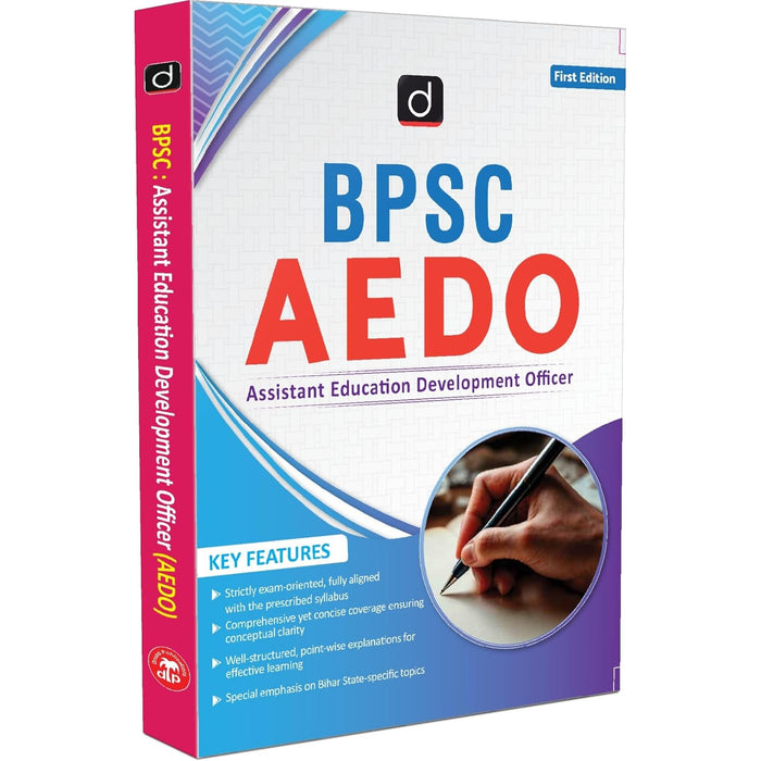 DRISHTI IAS BPSC AEDO Book 2025, Assistant Education Development Officer, Exam-Oriented Guide, As per Latest BPSC Syllabus, Bihar State-Specific Preparation – English Medium