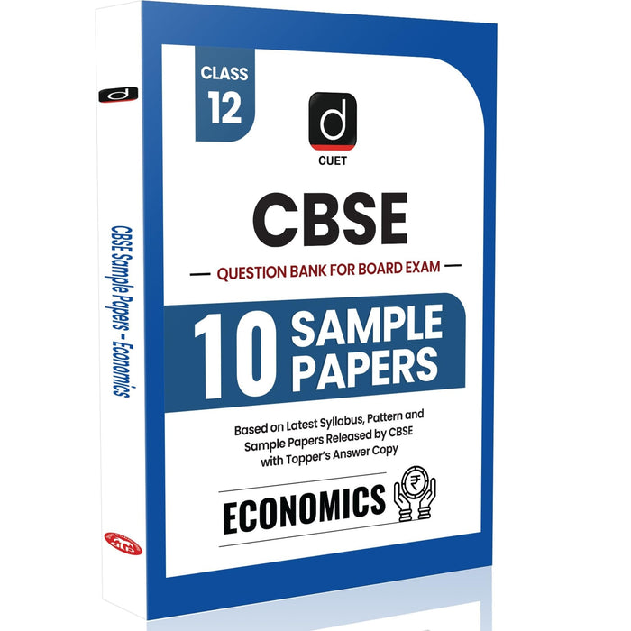 DRISHTI IAS CBSE Class 12 Sample Paper 2026, Economics, Question Bank for Board Exam, Latest Syllabus & Pattern, Includes CBSE Sample Papers & Topper’s Answer Copy Drishti Publications – English Medium