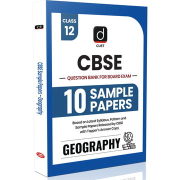 Drishti IAS CBSE Class 12 sample paper 2026 Geography, 10 Sample Papers, Question Bank for Board Exam 2026, Based on Latest CBSE Syllabus & Pattern, With Topper’s Answer Copy Drishti Publications – English Medium