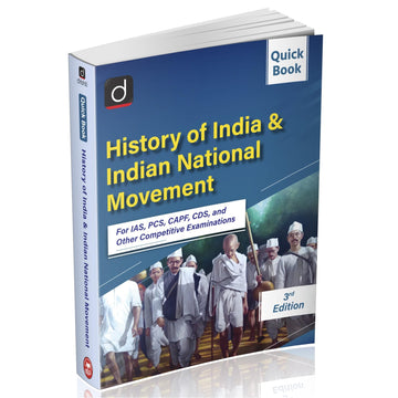 DRISHTI UPSC Books 2025, History of India & Indian National Movement Quick Book 3rd Edition, For IAS, PCS, CAPF, CDS & Other Competitive Exams, Updated Study Guide Drishti Publications – English Medium