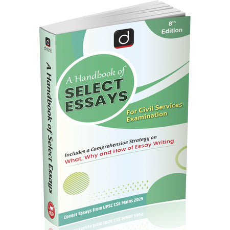 Drishti IAS A Handbook of Select Essays for Civil Services Examination, 8th Edition, Includes Complete Strategy on What, Why & How of Essay Writing, Covers UPSC CSE Mains Essays Books Drishti Publications – English Medium