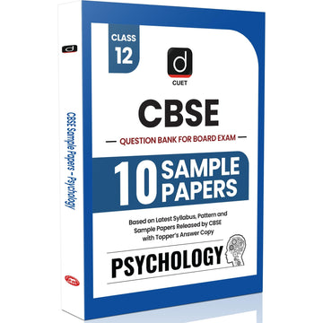 Drishti IAS CBSE Class 12 sample paper 2026, Psychology, Question Bank, 10 Sample Papers for 2025-2026 Board Exam, Based on Latest CBSE Syllabus & Pattern, With Topper’s Answer Copy & Solutions Drishti Publications English Medium