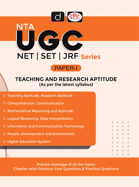 UGC NET/SET/JRF - PAPER-1 English Drishti Publications English Medium