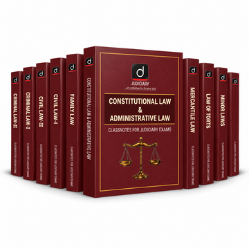 DRISHTI IAS Judiciary Class Notes Combo Set of 9, English Medium, Judiciary Exams – English Medium