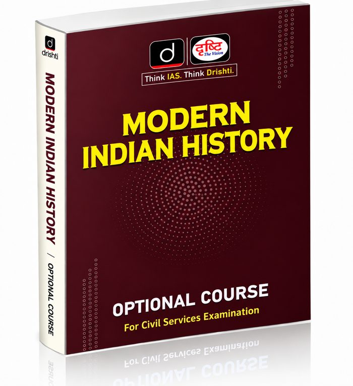 DRISHTI IAS Modern Indian History – History Optional Course, Class Note, English Medium